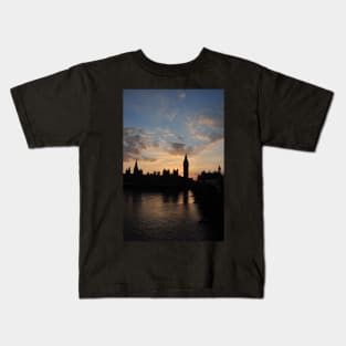 Big Ben - Houses of Parliament sunset Kids T-Shirt